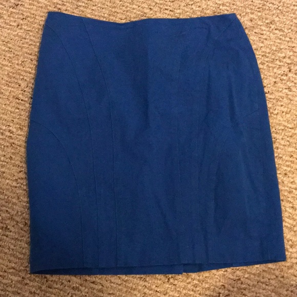 Banana Republic Blue Pencil Skirt - Picture 2 of 3